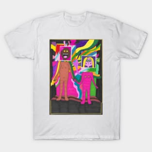 Couple in Colour-Space T-Shirt